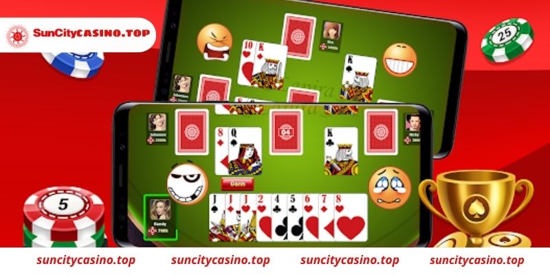 Người chơi Game Phỏm online Suncity có thể lựa chọn: ăn hoặc bốc bài
